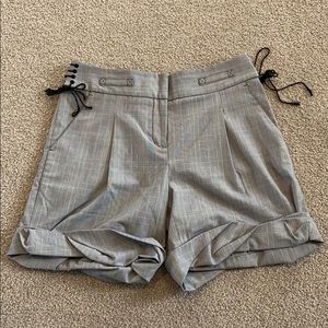 3.1 Philip Lim Plaid Boyfriend Shorts